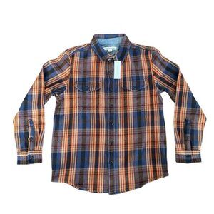 New Outerknown Check pattern 100% organic cotton blanket shirt mens sizes M